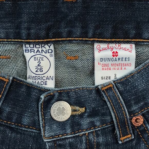 Lucky Brand Sweet & Low Flare Jeans Dark Wash Size 2/26 - Picture 6 of 8